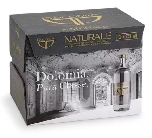 多洛米亞天然礦泉水｜750ml x12｜Dolomia｜意大利製造